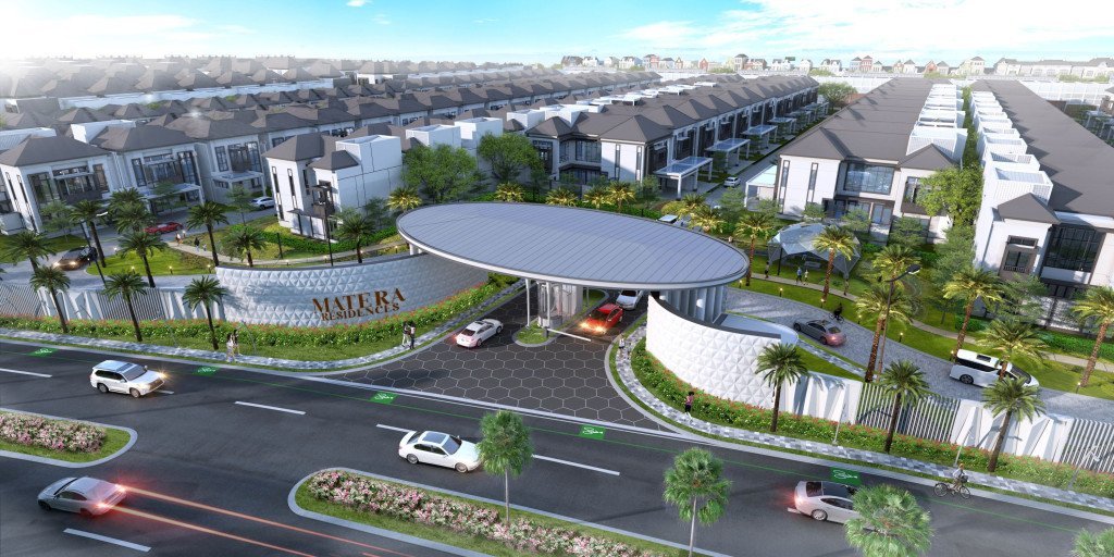Pintu Masuk kawasan Hunian Matera Residences