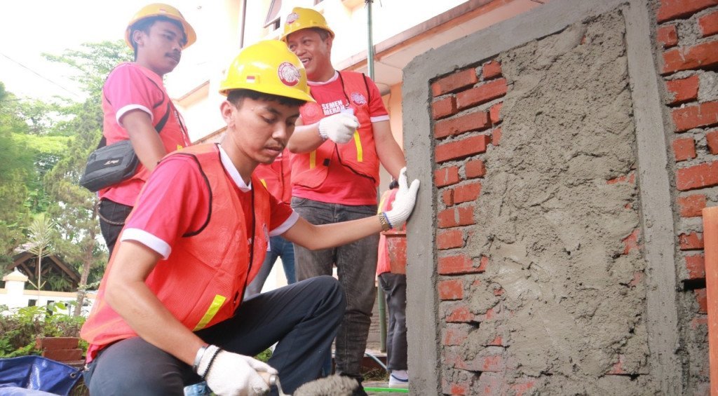 Peserta program sertifikasi Mandor Pintar Institute, strategi semen merah putih,
