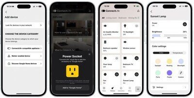 aplikasi connectlife, google home api, smart home, hisense smart home