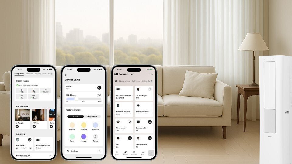 aplikasi connectlife, google home api, smart home, hisense smart home