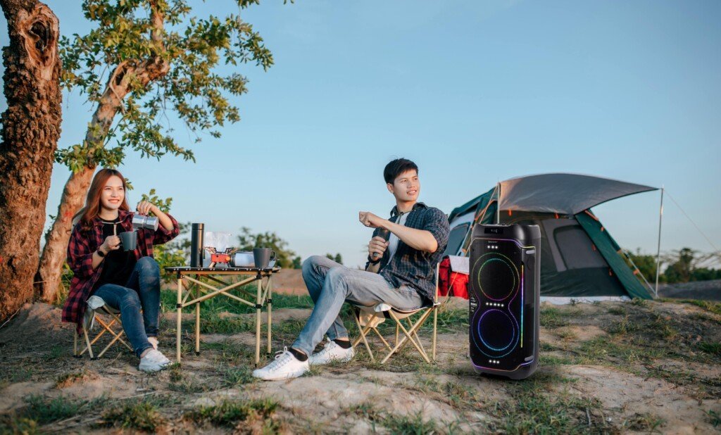sharp portable party speaker