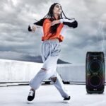 sharp portable party speaker