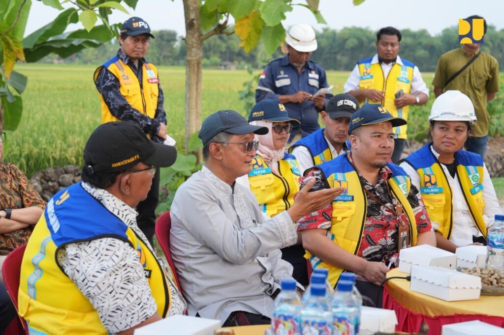 Tinjau Daerah Irigasi Pondok di Ngawi, Menteri PU Dorong Peningkatan Produktivitas Pertanian