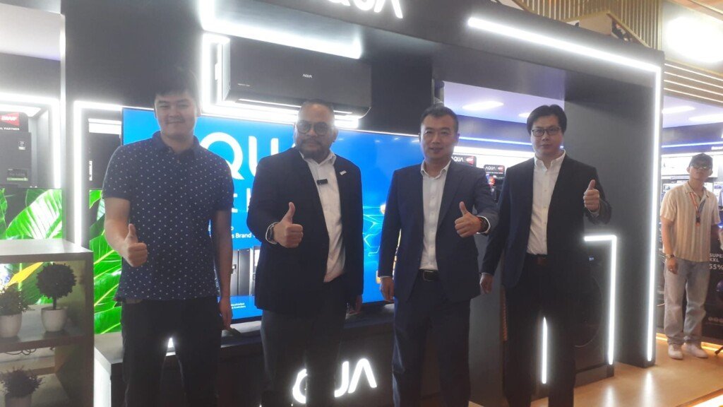 mesin cuci front load, mesin cuci ai aqua, aqua elektronik, prj 2025