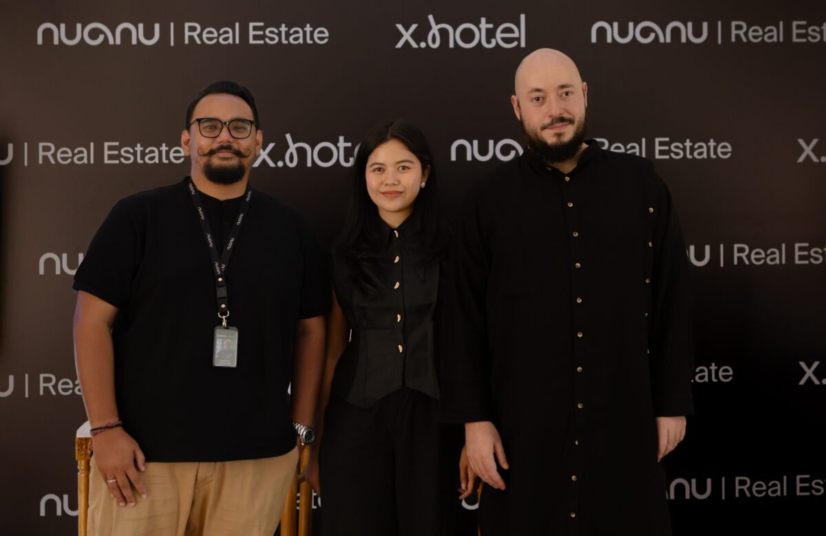 Pimpinan Nuanu Real Estate saat peluncuran X Hotel, hotel pertama di Nuanu Creative City Bali