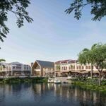 ruko waterfront district east karawang ion terrace clarke quay peluang investasi properti komersial