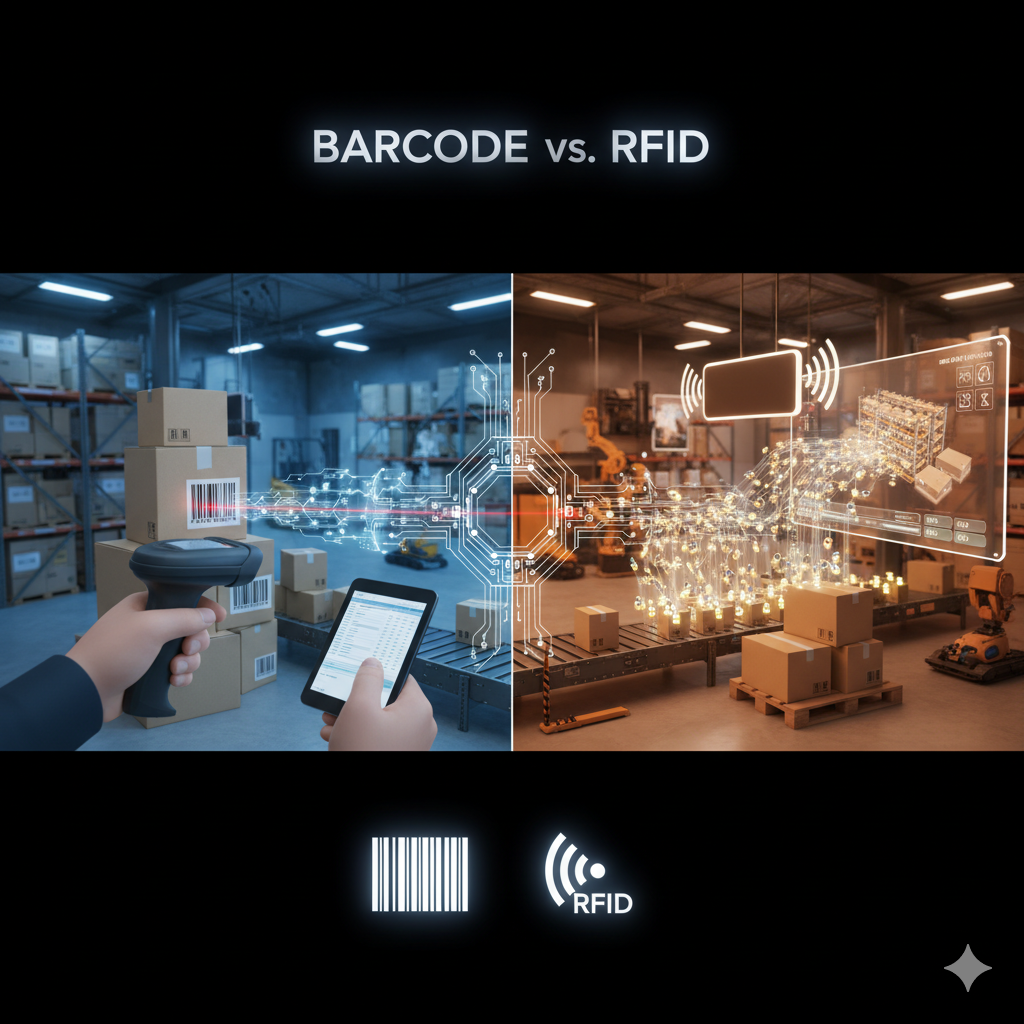 Barcode dan RFID: Membandingkan 2 Teknologi Utama Pengelolaan Inventaris di Era Digital