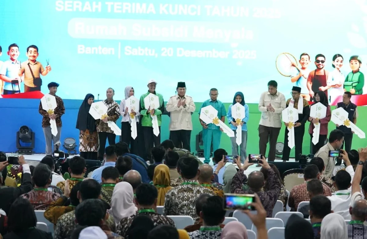 Serah terima kunci rumah subsidi