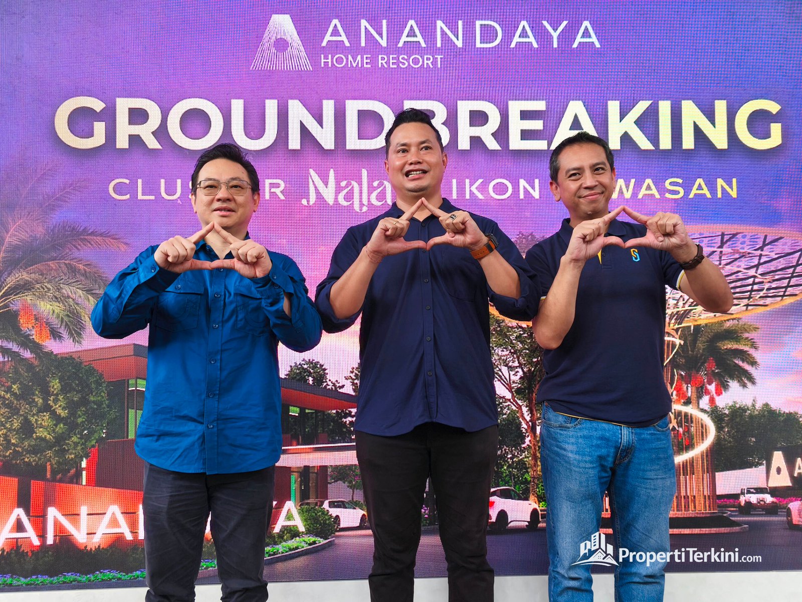 Seremoni groundbreaking Cluster Nala di Anandaya Home Resort