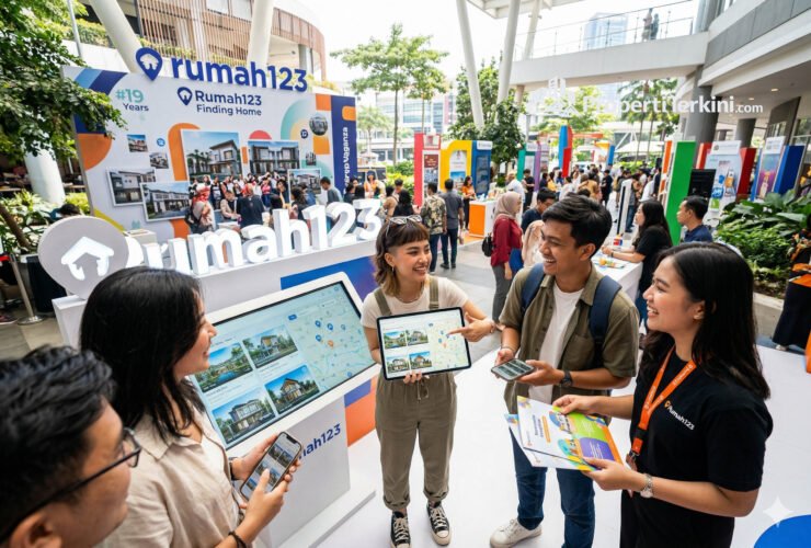 anak muda cek harga rumah