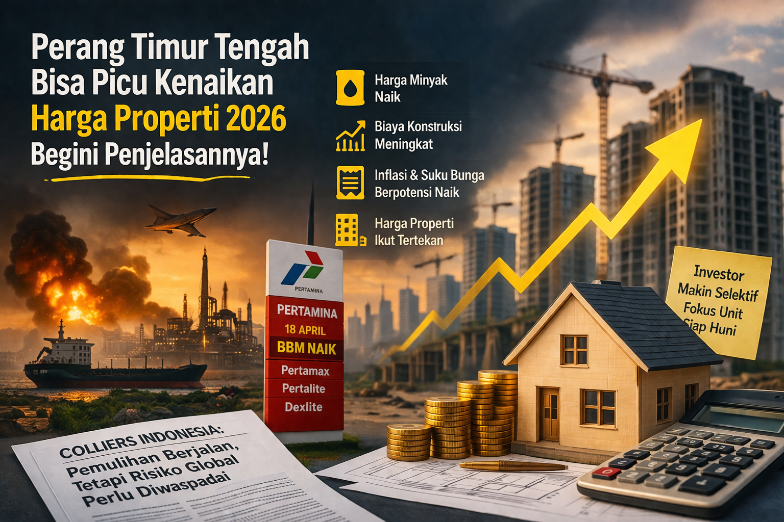 dampak perang Timur Tengah ke properti