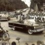 Sedan klasik Hongqi tahun 1958 melintas dalam parade kenegaraan Tiongkok sebagai awal sejarah warisan Hongqi Indonesia