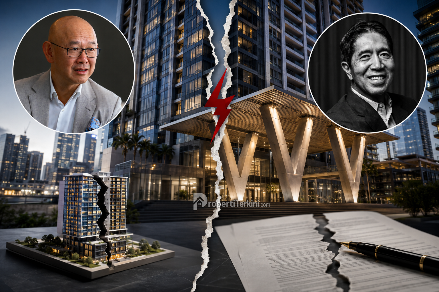 pendiri Crown Group Iwan Sunito dan Paul Sathio