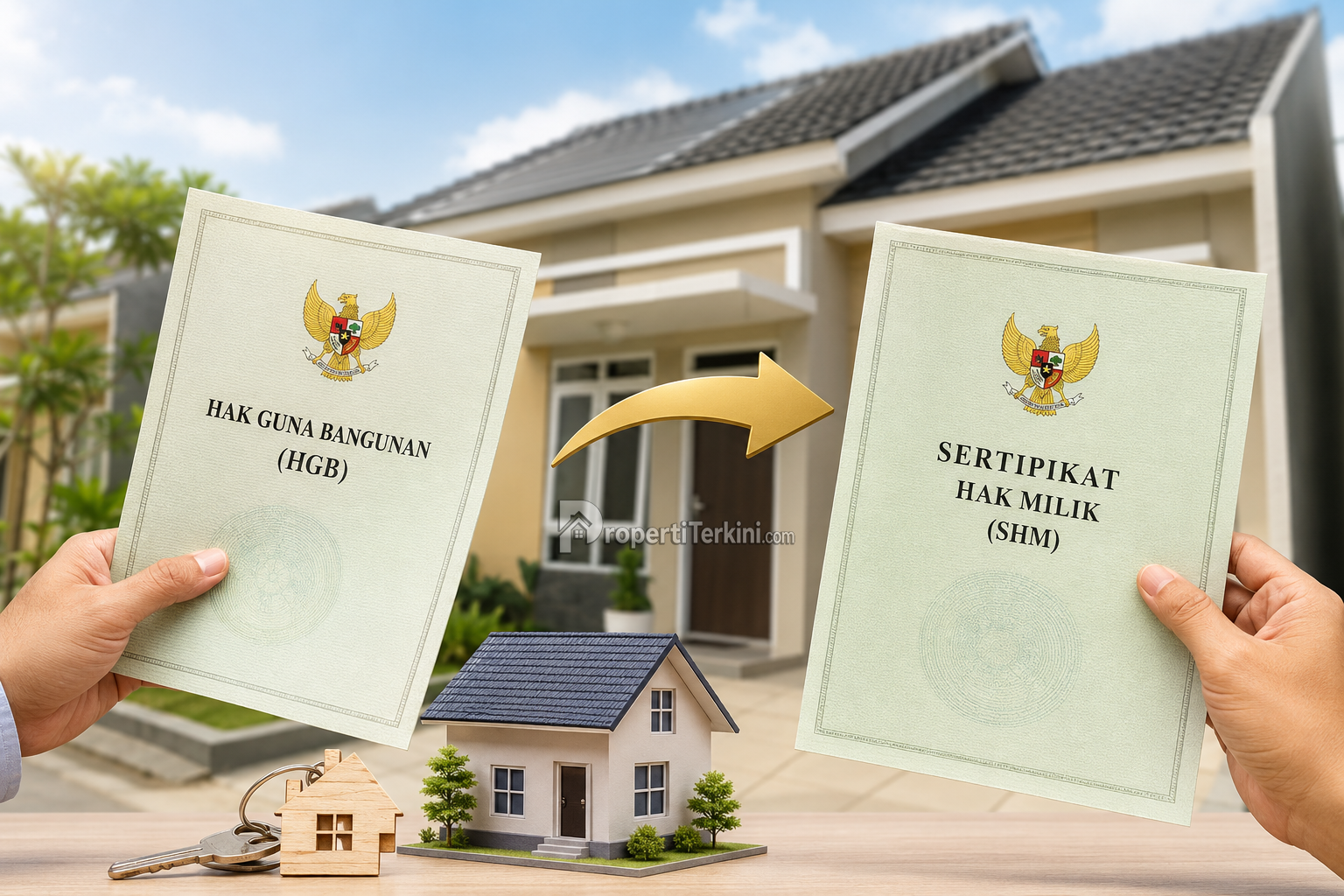HGB menjadi SHM gratis