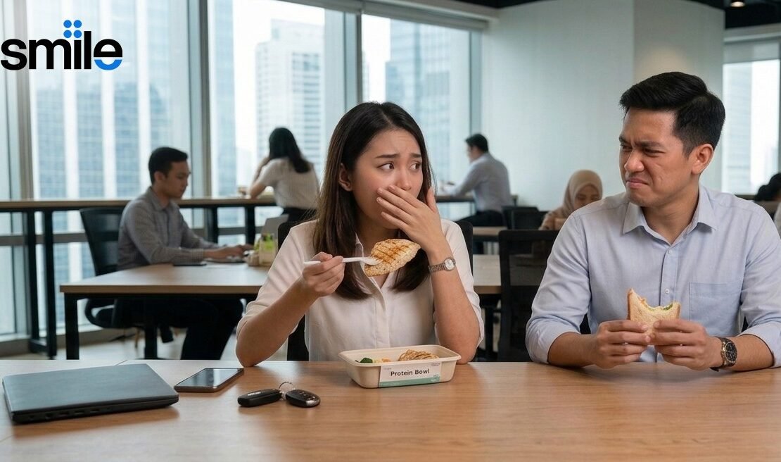 Stres dan diet tinggi protein dapat memicu bau mulut pada masyarakat urban