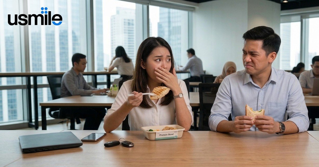 Stres dan diet tinggi protein dapat memicu bau mulut pada masyarakat urban