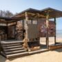 Instalasi Tapak Tumbuh dengan material sisa panen dalam eksperimen desain ruang di Sanur Bali