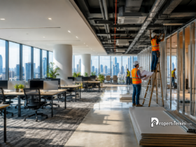 Biaya penataan kantor Jakarta dalam proses renovasi ruang kerja modern
