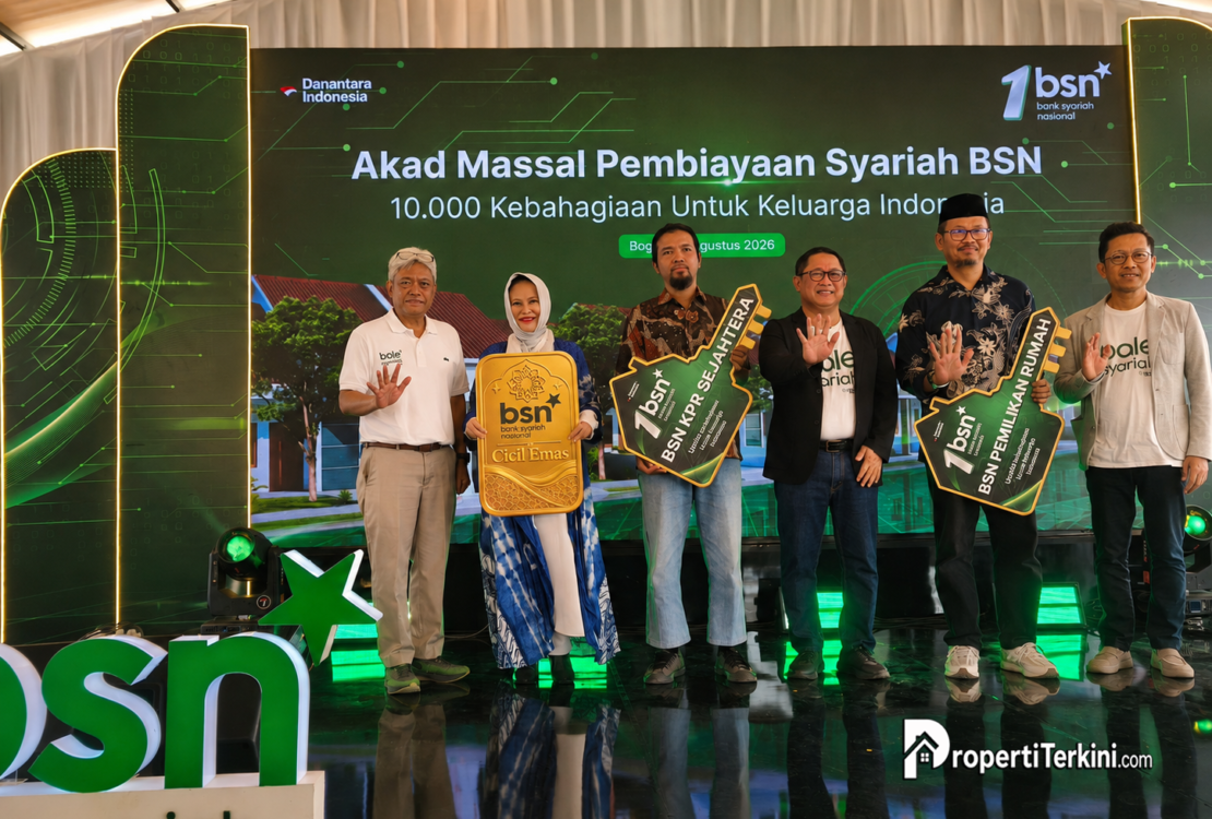 Akad massal 10.000 pembiayaan syariah BSN di Pesona Prima 9 Cikahuripan