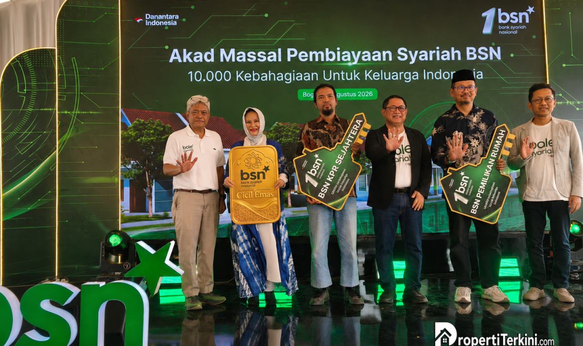 Akad massal 10.000 pembiayaan syariah BSN di Pesona Prima 9 Cikahuripan