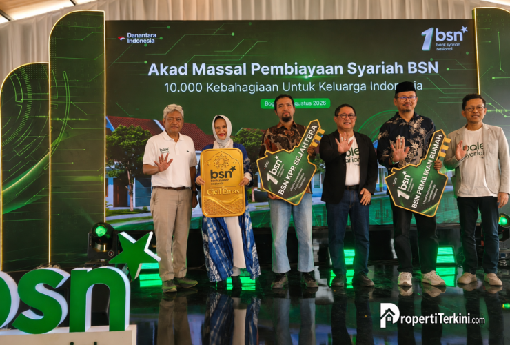 Akad massal 10.000 pembiayaan syariah BSN di Pesona Prima 9 Cikahuripan